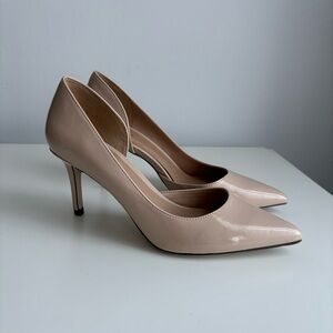 SOLD Beige Pointed-Toe 3” Heels — Size 6